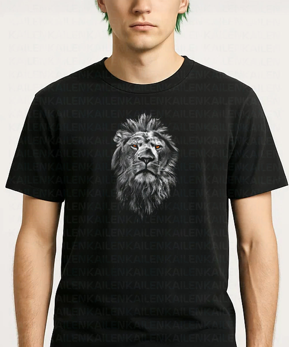 Polera Unisex Hombre Black Lion