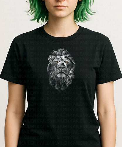 Polera Unisex Mujer Black Lion