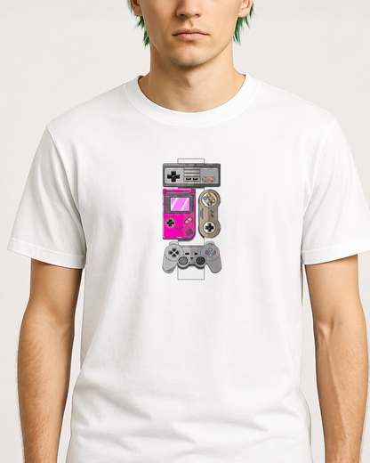 Polera Unisex Hombre Consola Retro