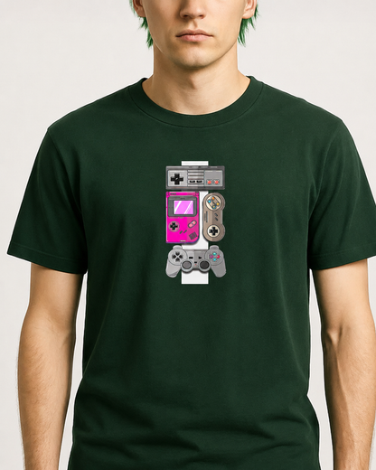 Polera Unisex Hombre Consola Retro