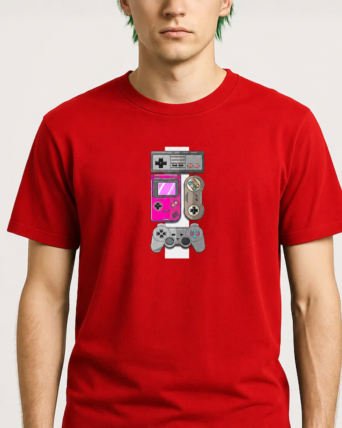 Polera Unisex Hombre Consola Retro