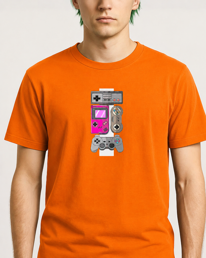 Polera Unisex Hombre Consola Retro