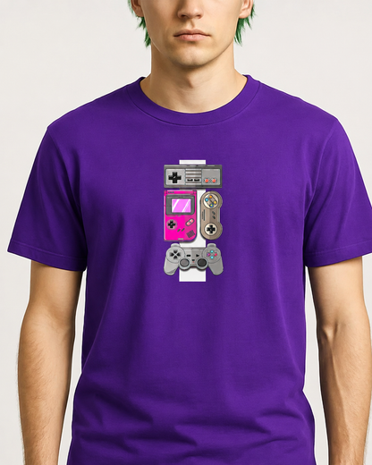Polera Unisex Hombre Consola Retro