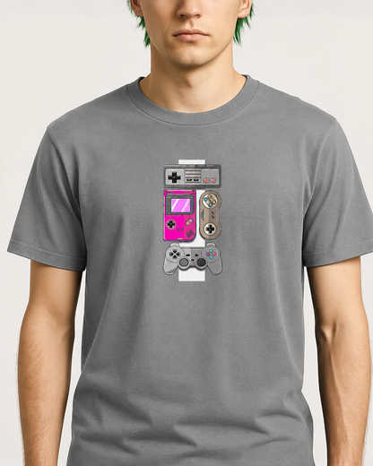 Polera Unisex Hombre Consola Retro