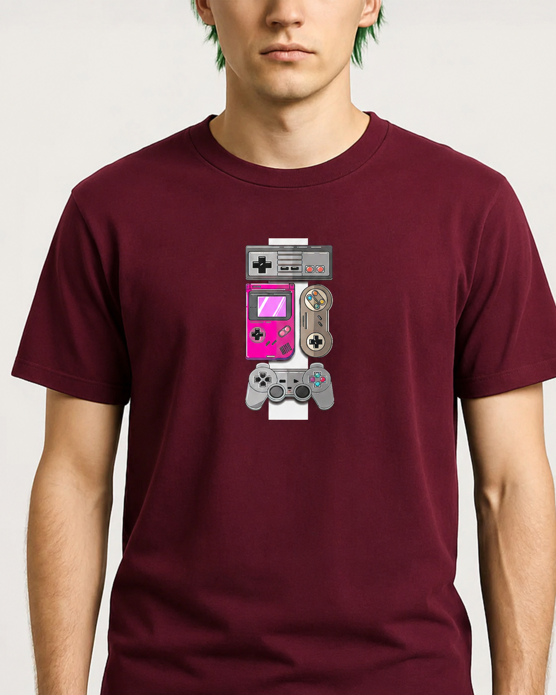 Polera Unisex Hombre Consola Retro