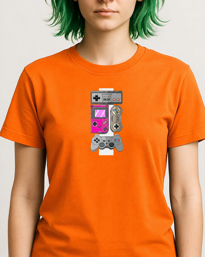 Polera Unisex Mujer Consola Retro
