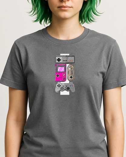 Polera Unisex Mujer Consola Retro