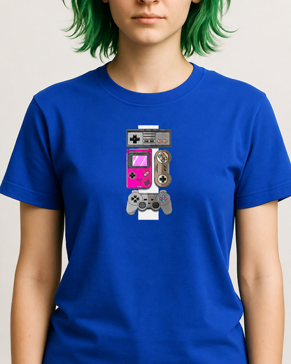 Polera Unisex Mujer Consola Retro