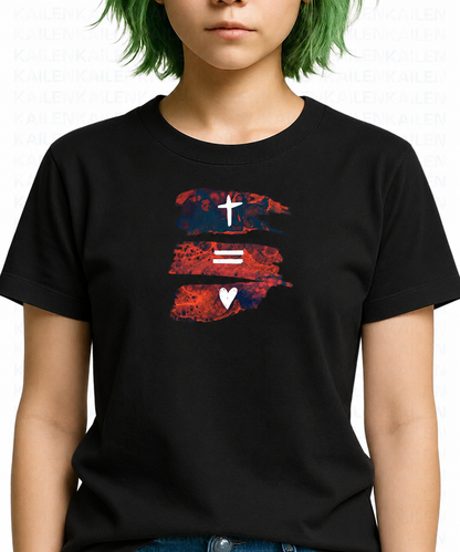 Polera Mujer Cruz Igual Amor - Varios Colores