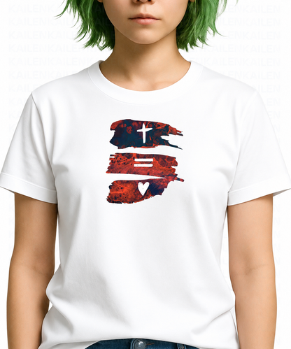 Polera Mujer Cruz Igual Amor - Varios Colores
