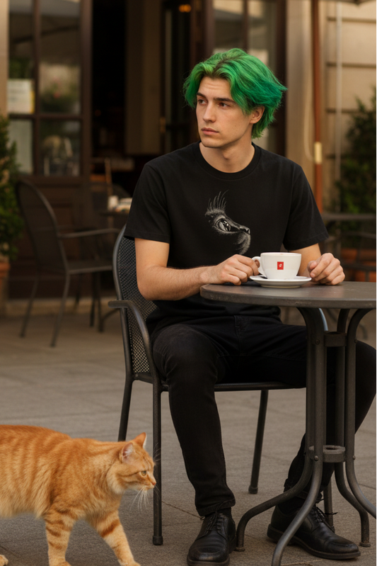 Polera Unisex Hombre Cat Eye