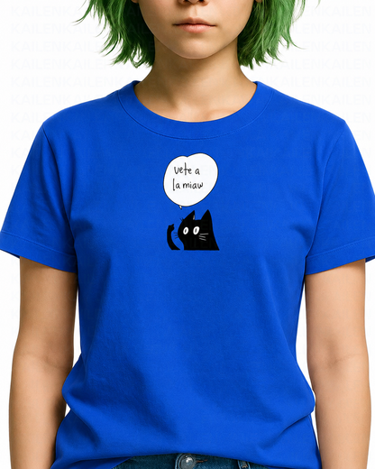 Polera Mujer Standard Vete a la Miaw - Varios Colores