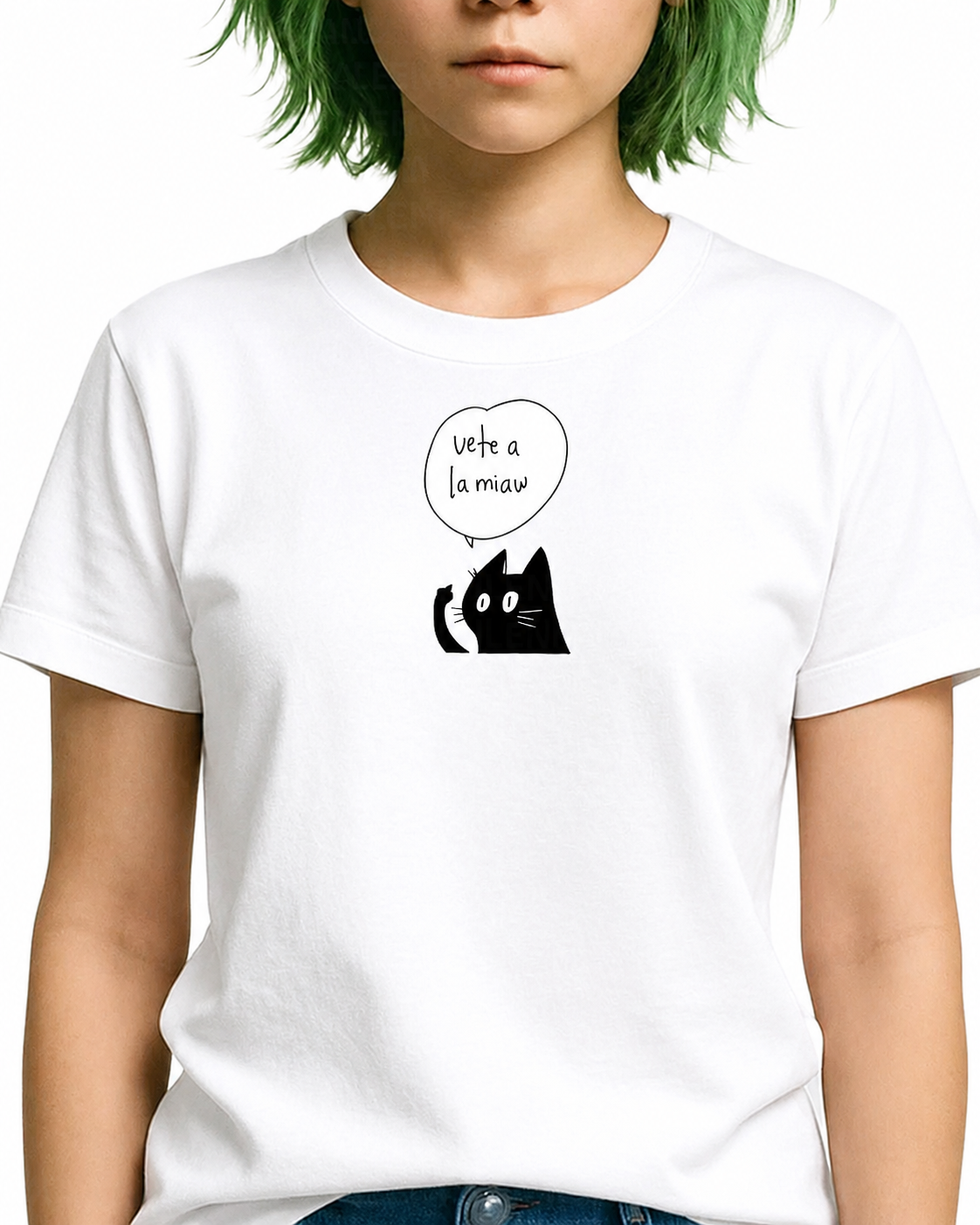 Polera Mujer Standard Vete a la Miaw - Varios Colores