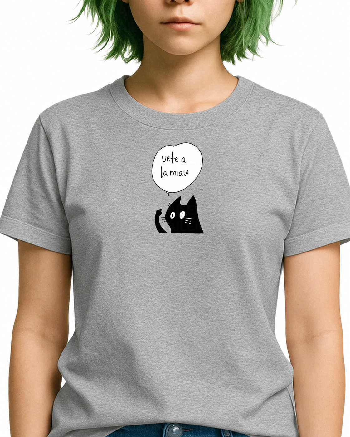 Polera Mujer Standard Vete a la Miaw - Varios Colores