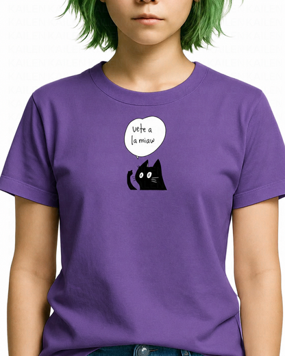 Polera Mujer Standard Vete a la Miaw - Varios Colores
