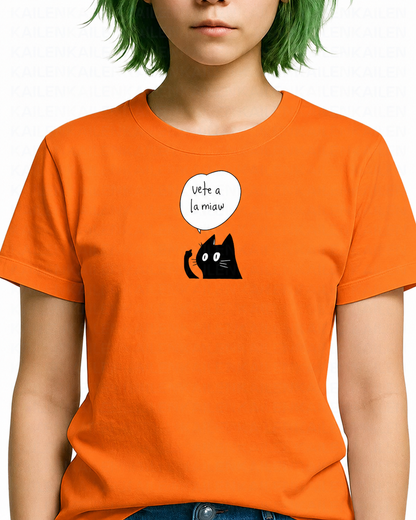 Polera Mujer Standard Vete a la Miaw - Varios Colores
